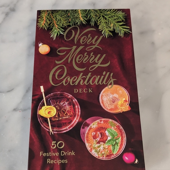 NEW Very Merry Cocktails Deck- 50 Drink Recipes - Picture 1 of 4